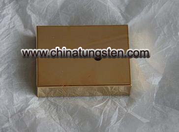 Tungsten Gold Plated Bar Picture