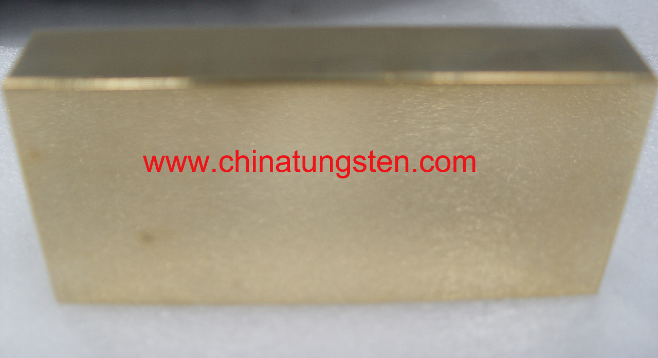 Tungsten Gold Plated Bar Picture