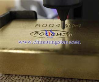钨合金镀金条图片