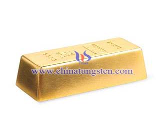 Tungsten Gold Plated Bar Picture