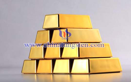 Tungsten Gold Plated Bar Picture Tungsten Gold Plated Bar Picture
