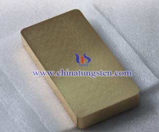 Tungsten Gold Plated Bar Picture
